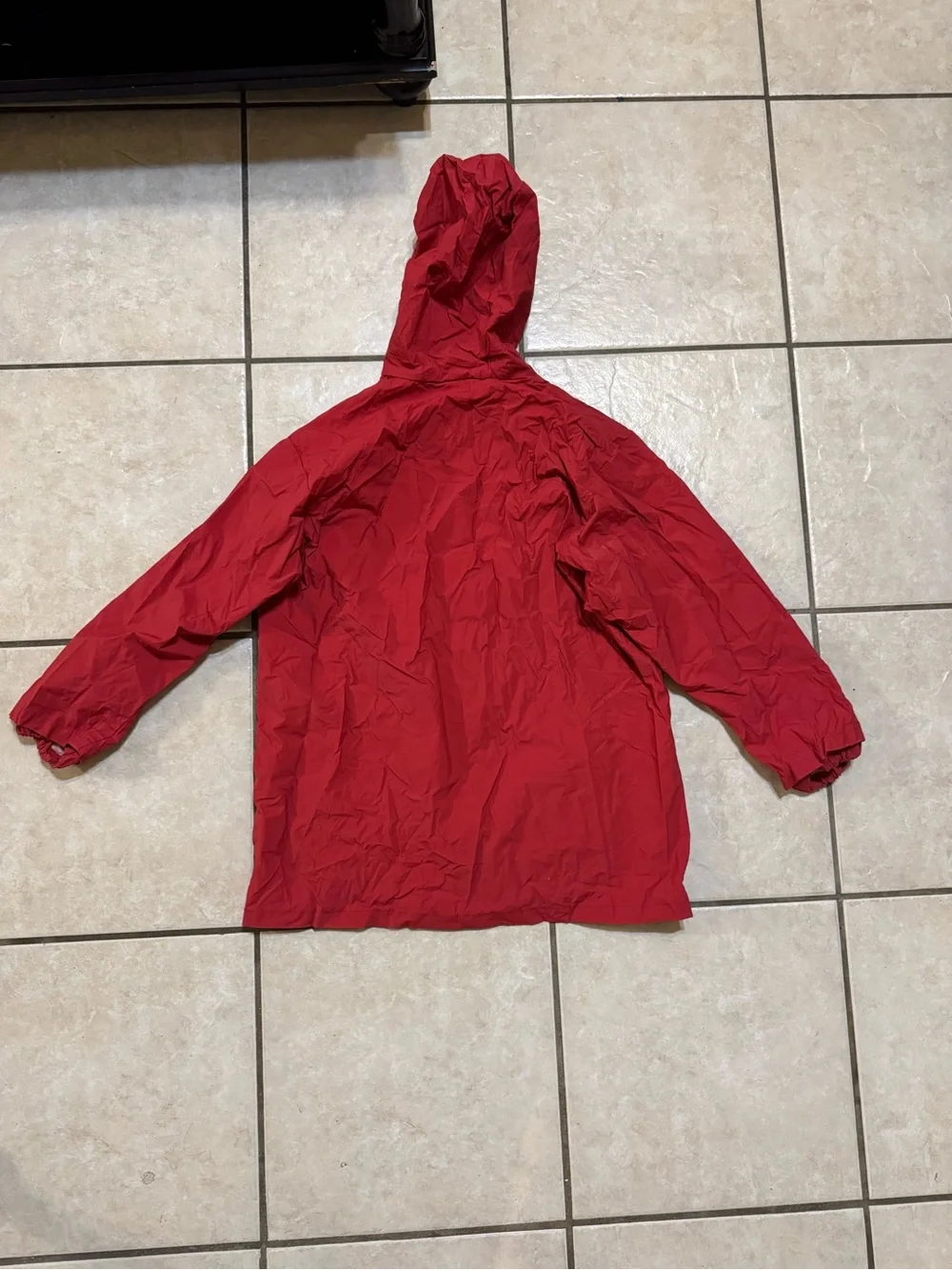 GAP Kids Bright Red Hooded Raincoat